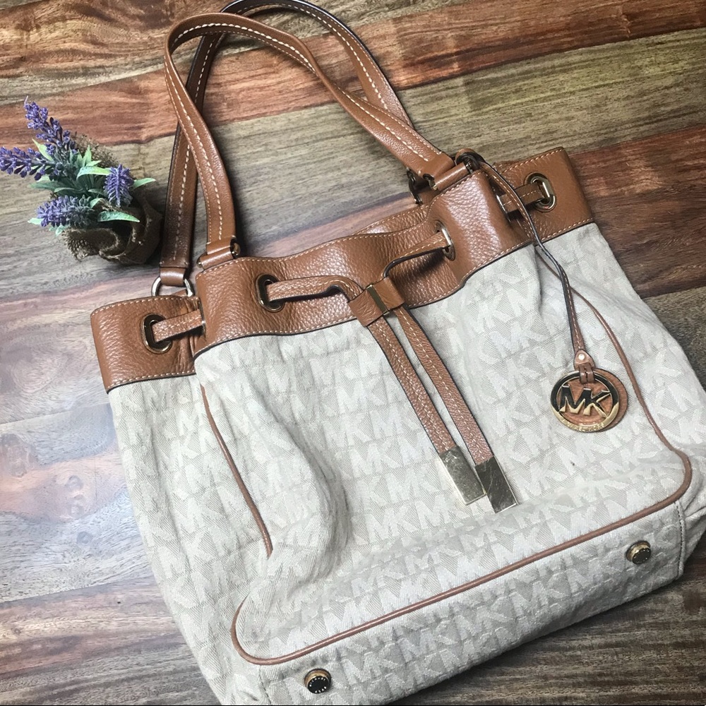 Michael Kors Large Marina Drawstring Shoulder Bag - image 1